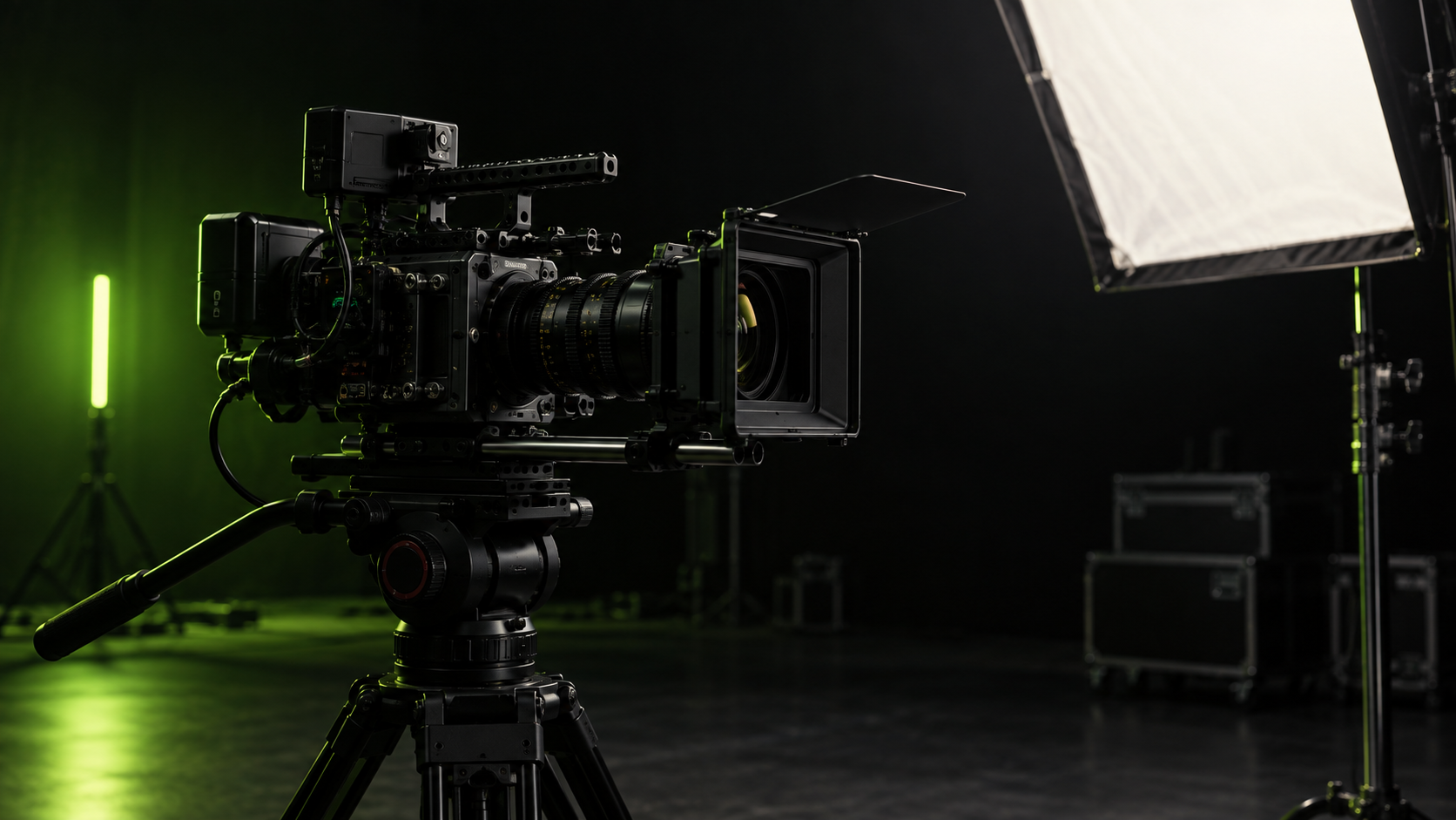 Cameră de cinema într-un studio — imagine reprezentativă, ilustrativă AI